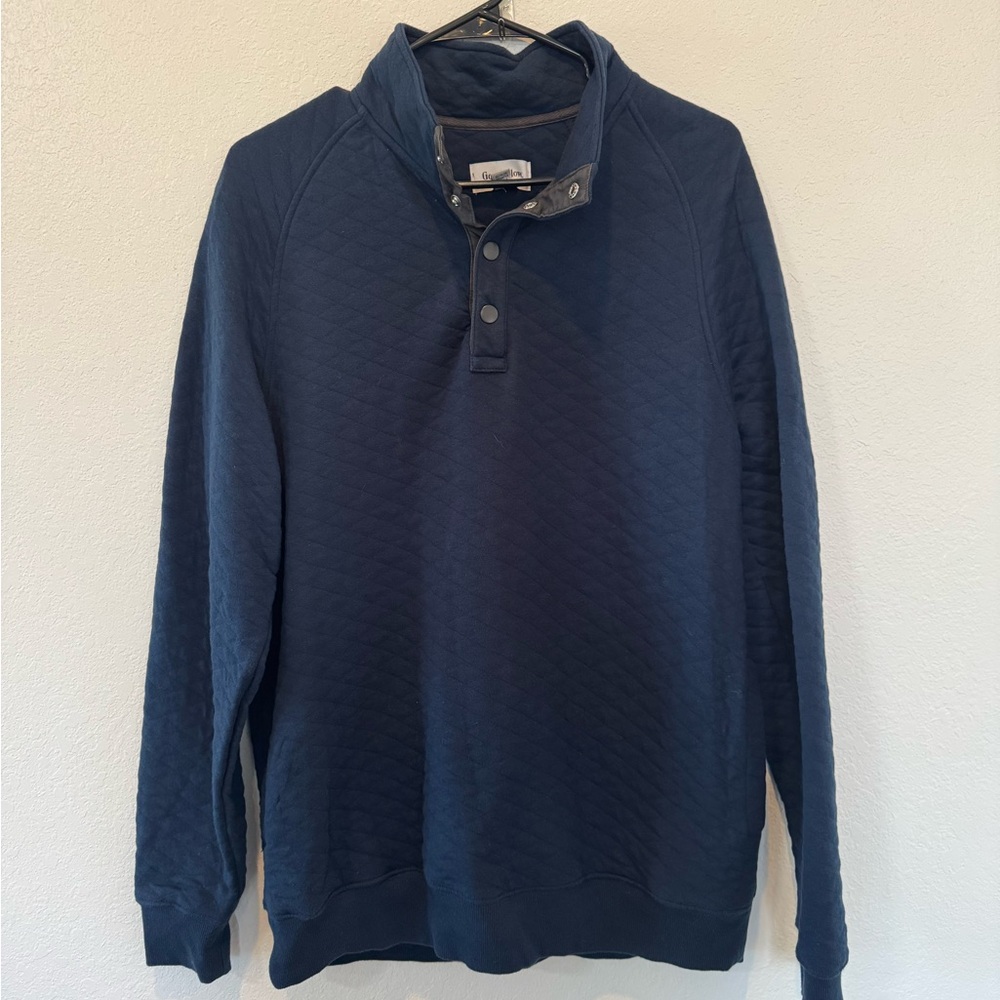 Goodfellow Men's Navy Quilted Pullover